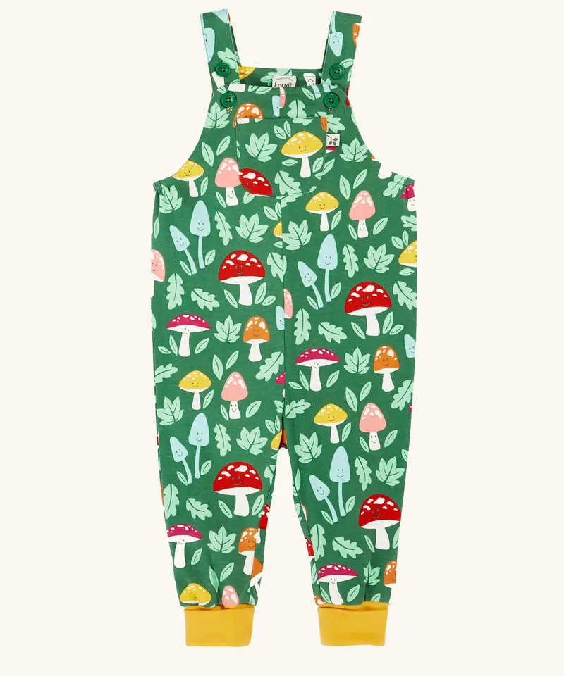 Frugi Parsnip Dungarees - Fun-Guys 1