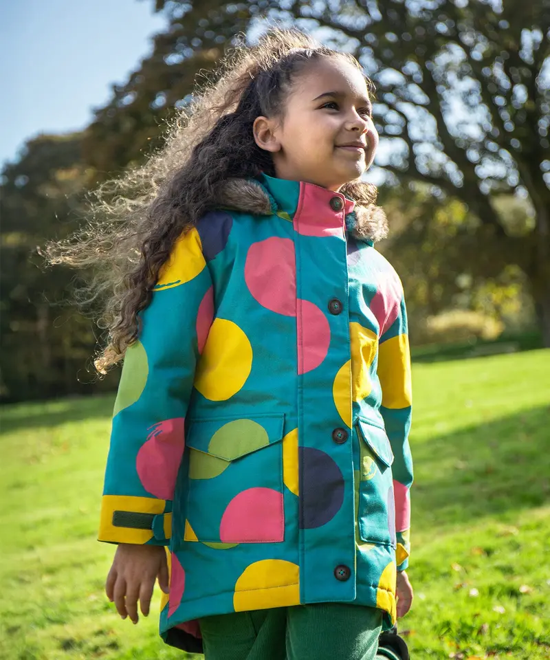 Frugi Penhale Parka Coat - Super Spot 2