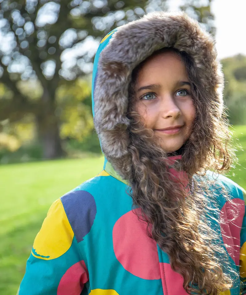 Frugi Penhale Parka Coat - Super Spot 3