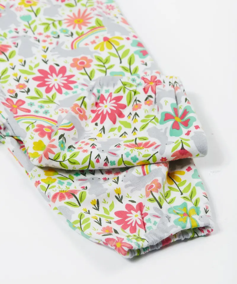 Frugi Peony Playsuit - Bunny Bounce 4