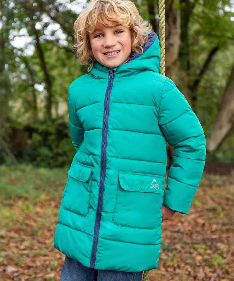 Frugi Reversible Toasty Terrain Jacket - Alpine View 2
