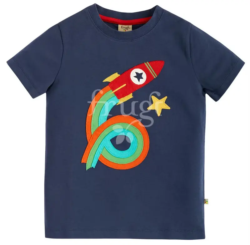 Frugi Rocket Magic Number T-Shirt 6-7 Years 1
