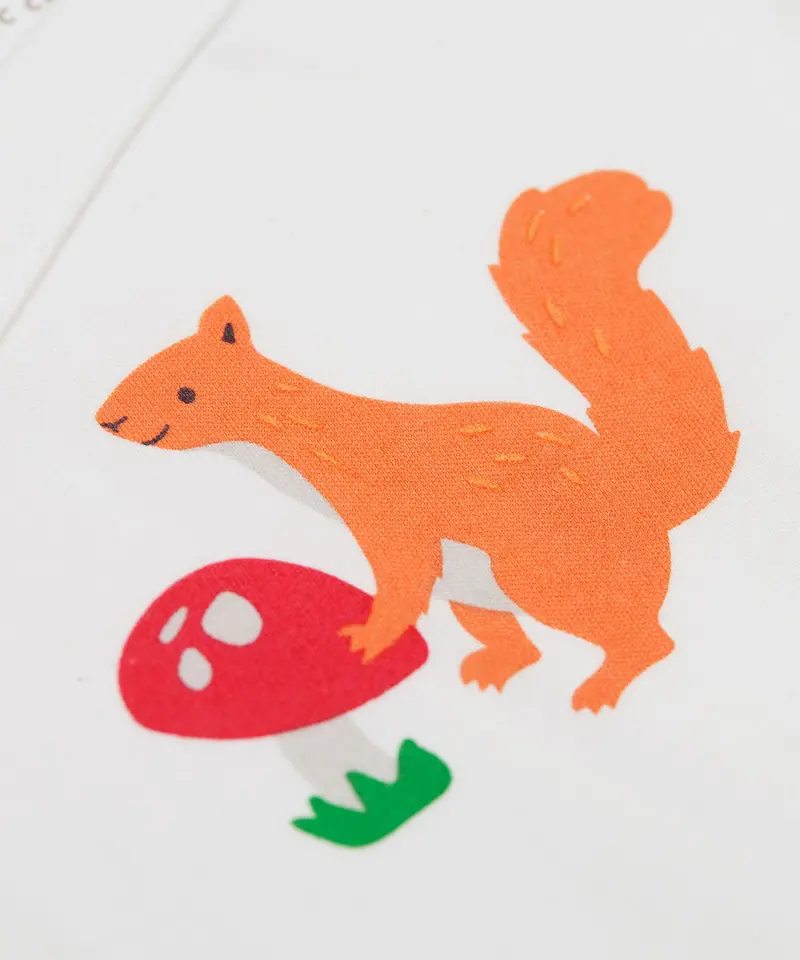 Frugi Shay Body 2-Pack - Squirrel / White 2