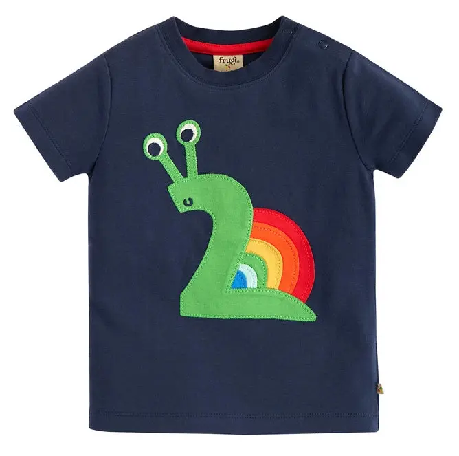 Frugi Snail Magic Number T-Shirt 2-3 Years 1