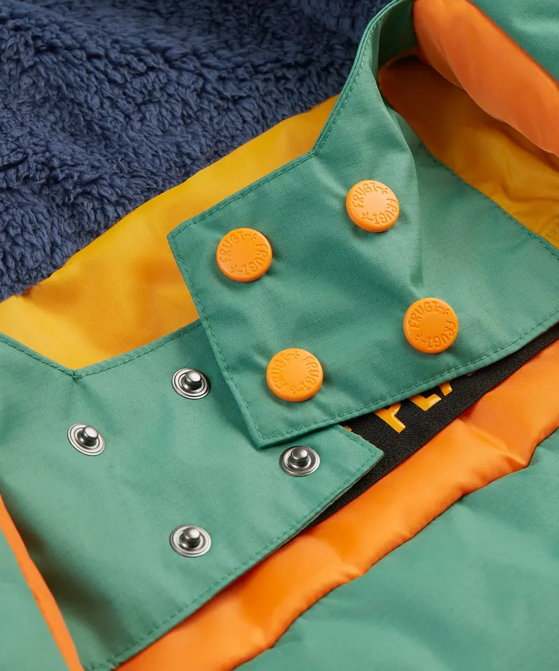 Frugi Snow And Ski Scene Coat - Holly Green / Mountains 9