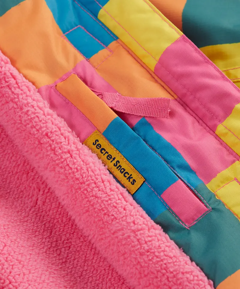 Frugi Snow & Ski Coat - Rainbow Check 5