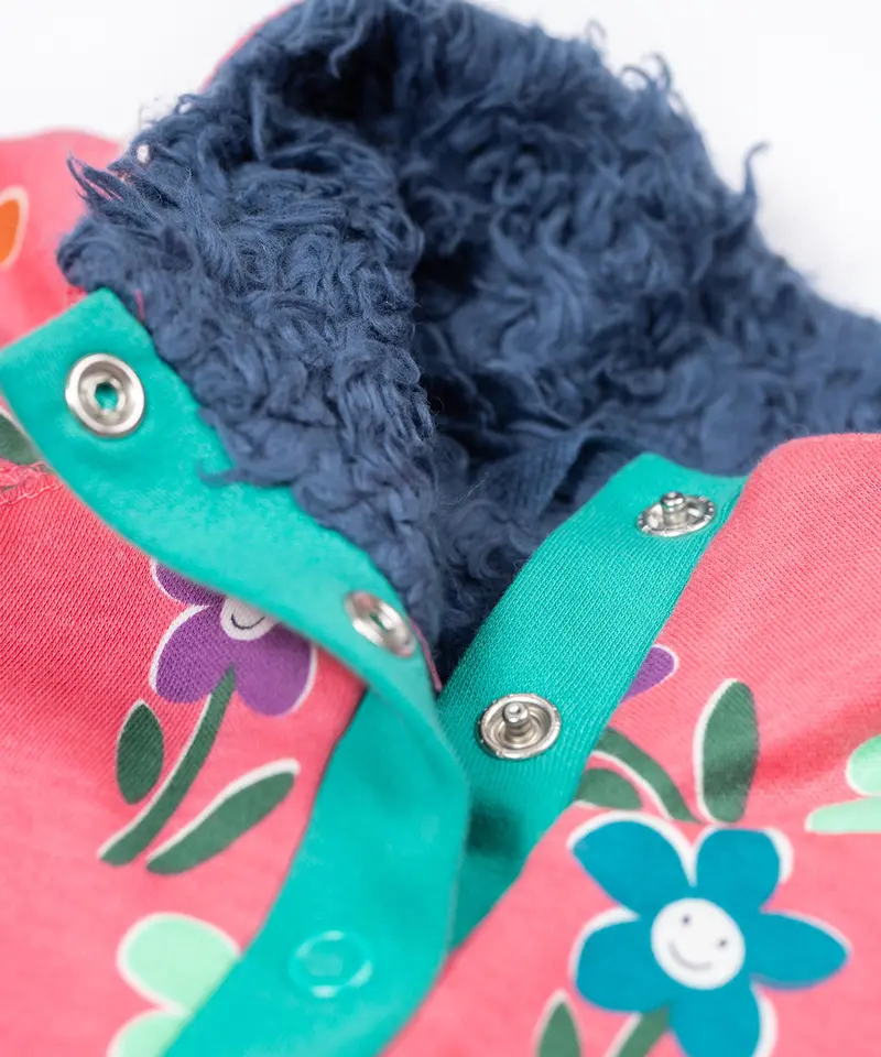 Frugi Snuggle Fleece - Fun Flowers 5