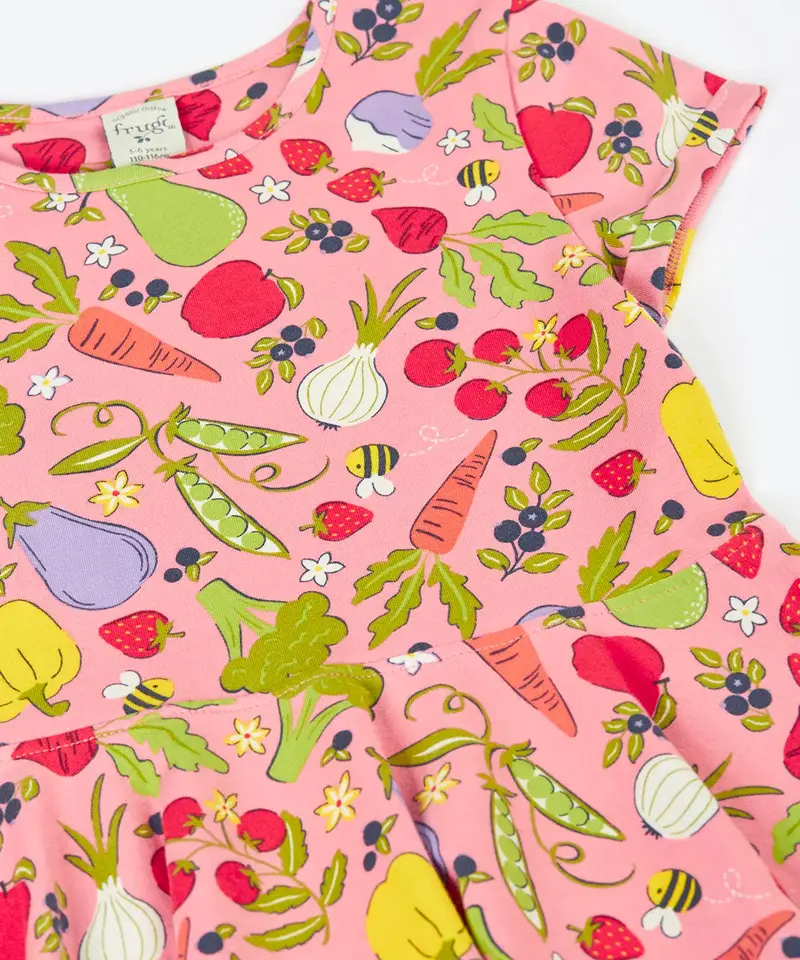 Frugi Spring Skater Dress - Grow Happiness 7