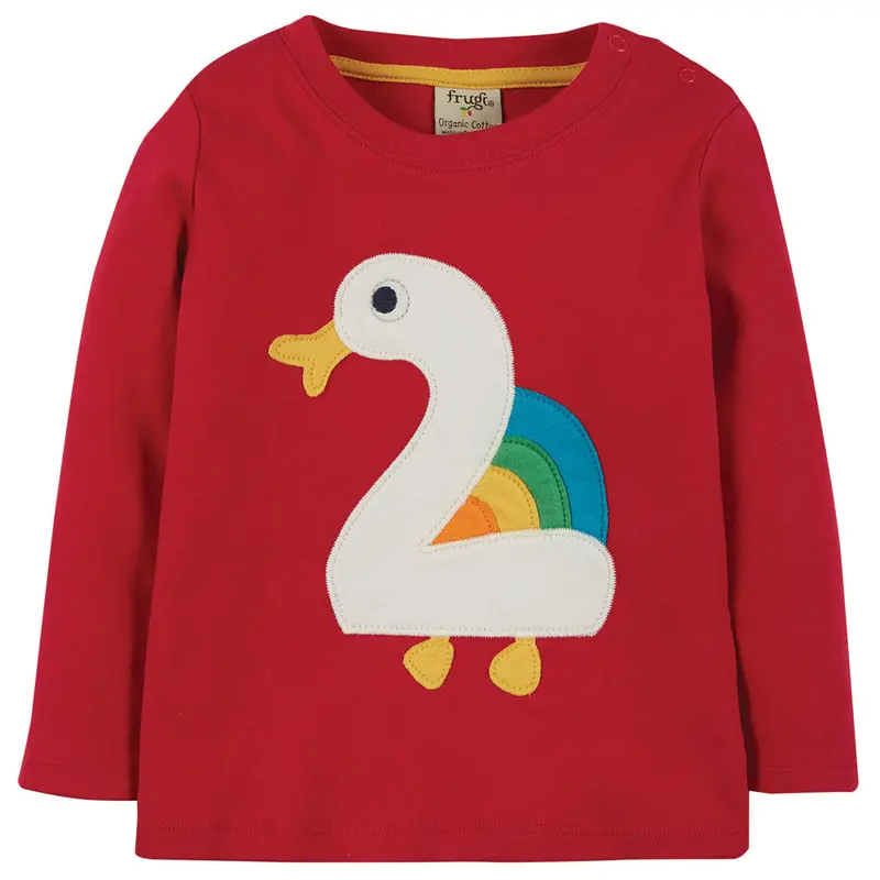 Frugi Tango Red Duck Magic Number Top 2-3 Years 1