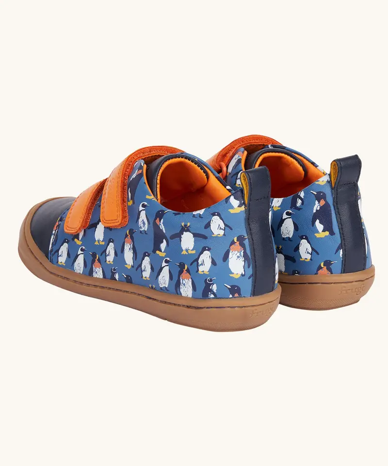Frugi Tide Low Top Shoes - Penguin Waddle / Navy 3