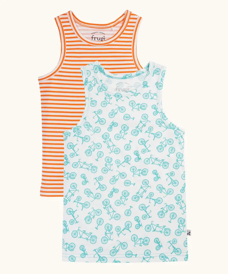 Frugi Varlie Vest 2 Pack - Bike 1