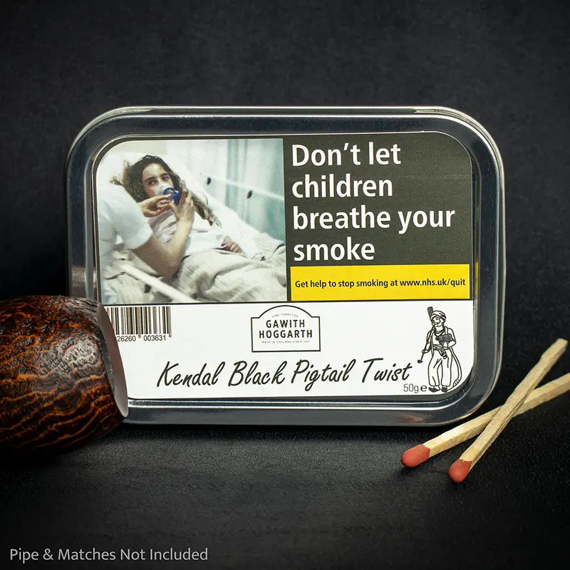 Gawith Hoggarth Black Pigtail Twist Pipe Tobacco - 50G Tin 2