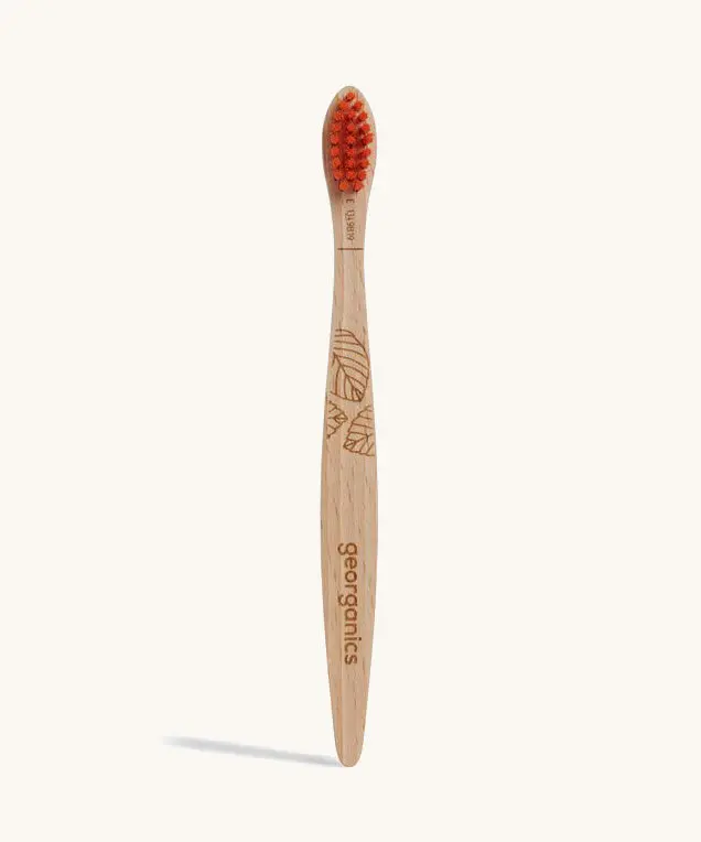 Georganics Beechwood Kids Toothbrush - Soft Bristles 1