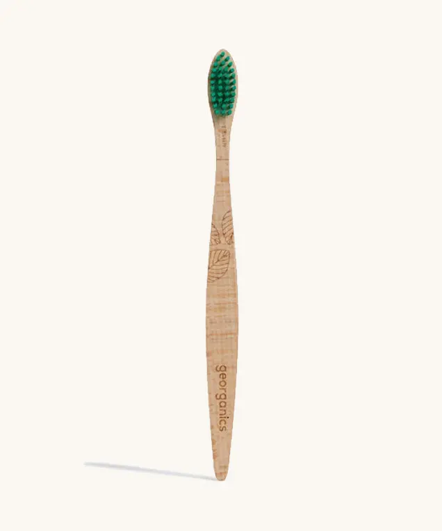 Georganics Beechwood Toothbrush - Medium Bristle 1