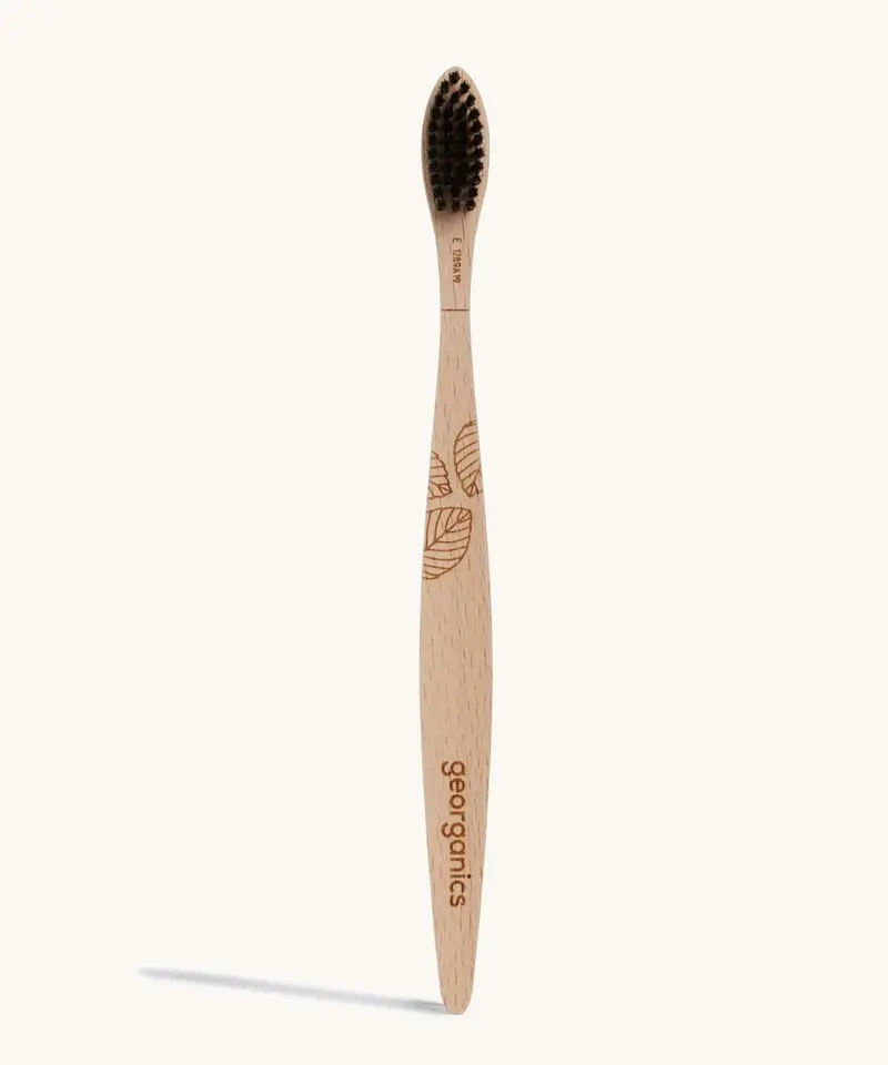 Georganics Beechwood Toothbrush - Soft Bristles 1
