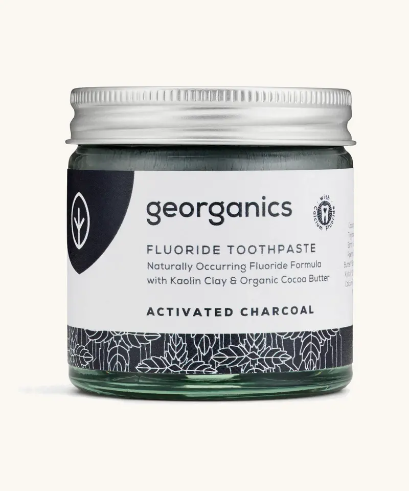 Georganics Fluoride Toothpaste - Charcoal 1