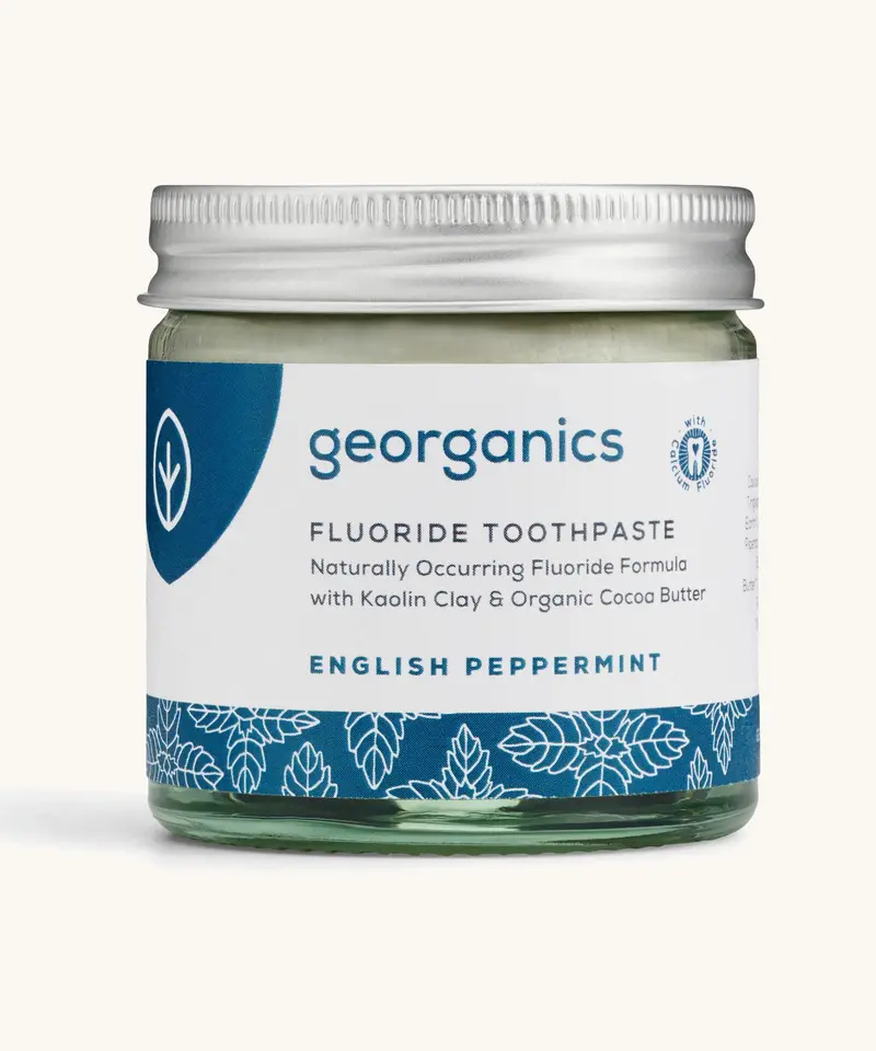 Georganics Fluoride Toothpaste - Peppermint 1