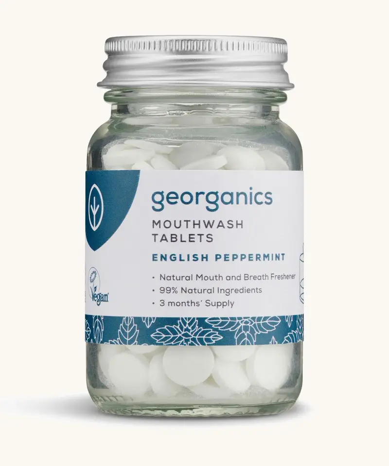 Georganics Mouthwash Tablets - Peppermint 1