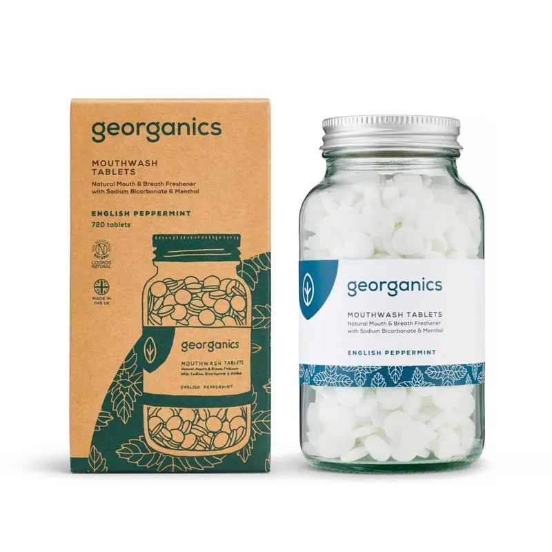 Georganics Mouthwash Tablets - Peppermint 2