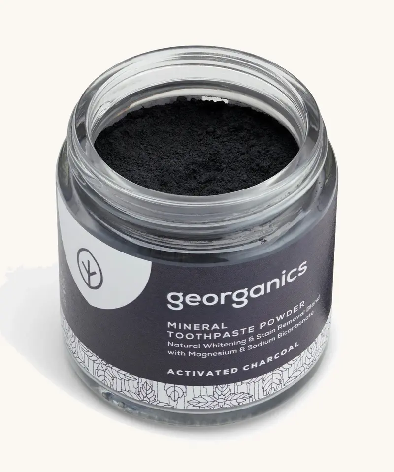 Georganics Natural Tooth Whitening Powder - Activated Charcoal 2
