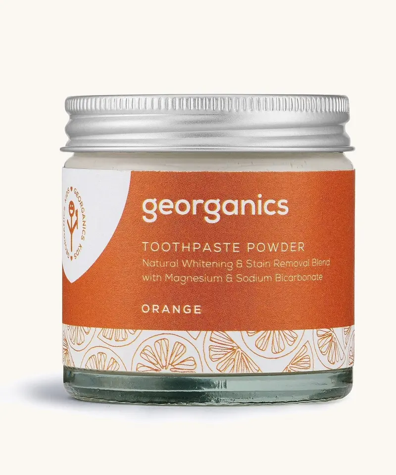 Georganics Natural Tooth Whitening Powder - Red Mandarin 1