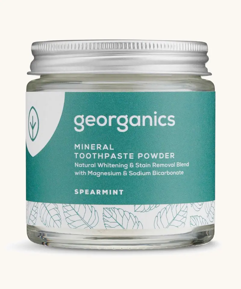 Georganics Natural Tooth Whitening Powder - Spearmint 1