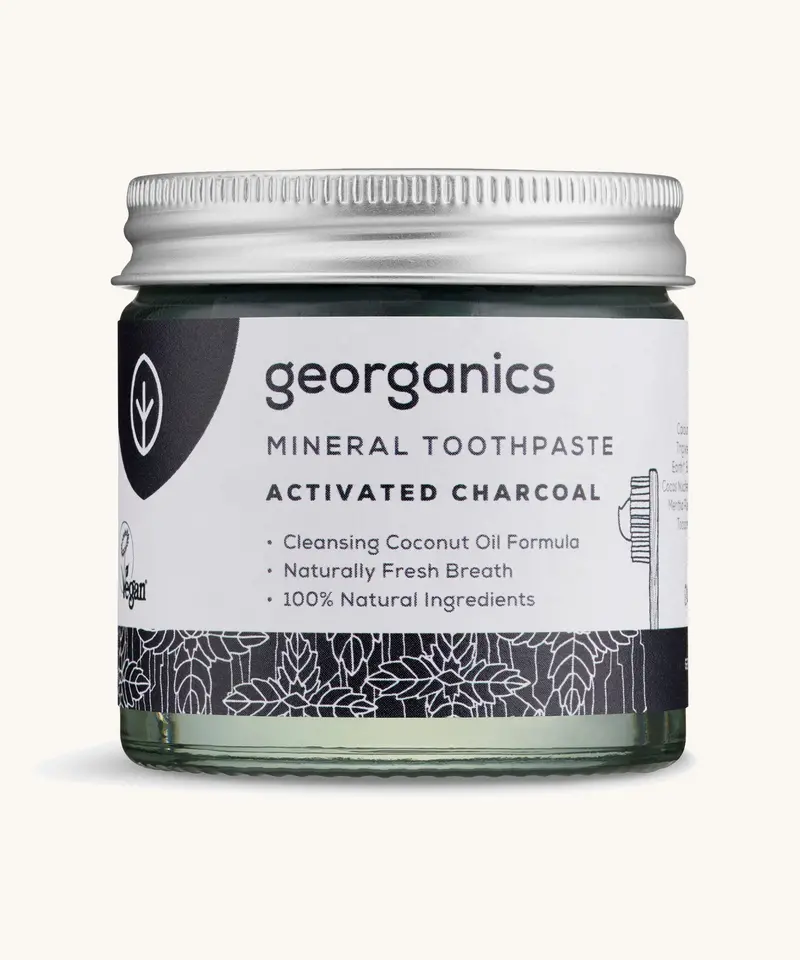 Georganics Natural Toothpaste - Activated Charcoal 1