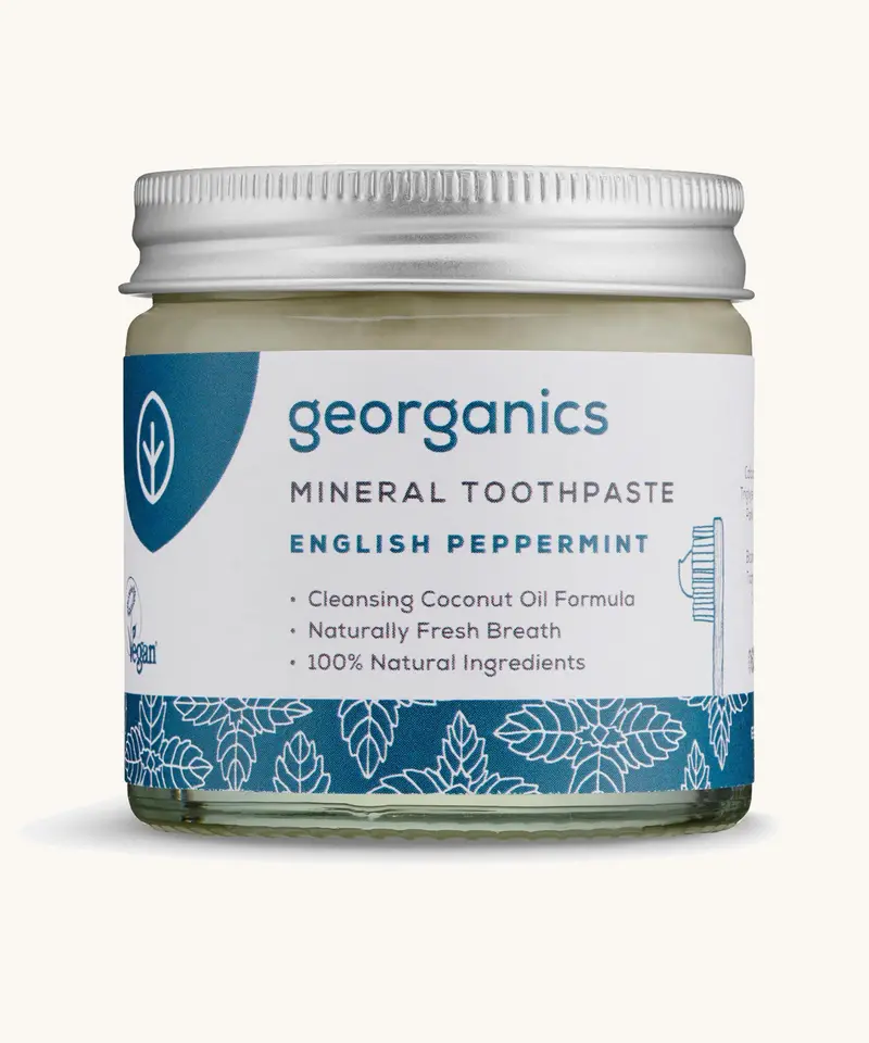 Georganics Natural Toothpaste – English Peppermint 1