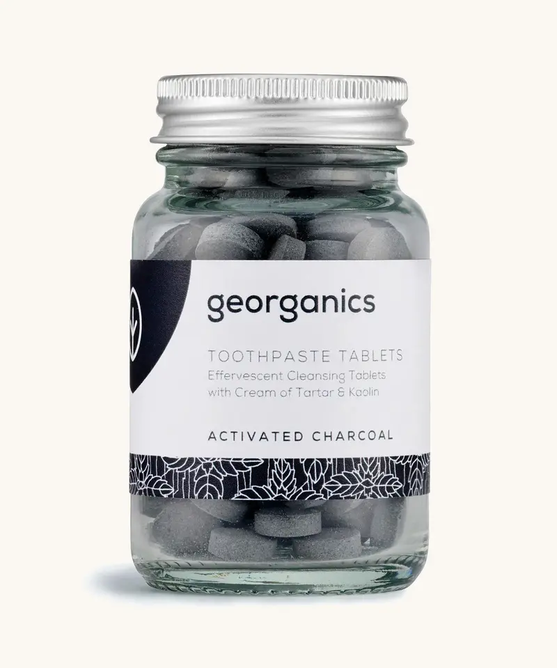 Georganics Natural Toothtablets - Activated Charcoal X120 1