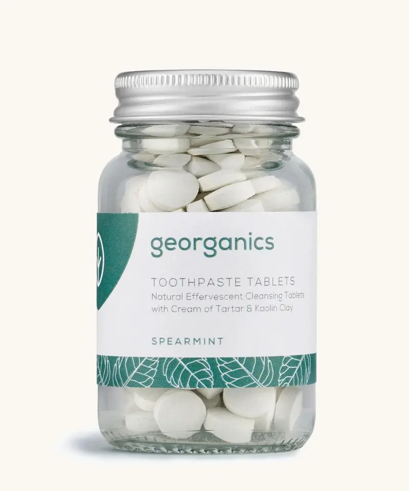 Georganics Natural Toothtablets - Spearmint X120 1