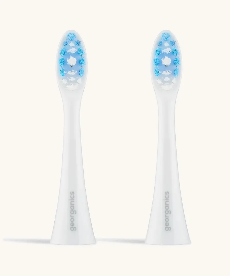 Georganics Sonic Toothbrush Replacement Heads For 35000Spm - 2 Pack 1