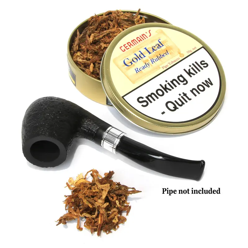 Germains Gold Leaf Ready Rubbed Pipe Tobacco - 50G Tin 1
