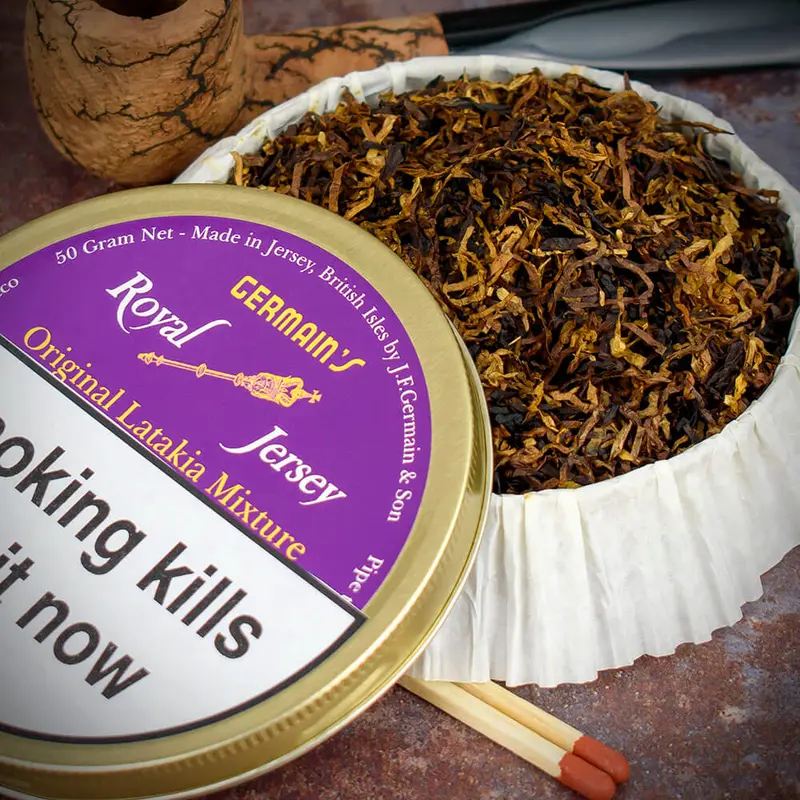 Germains Rj Original Latakia Mixture Pipe Tobacco - 50G Tin 1