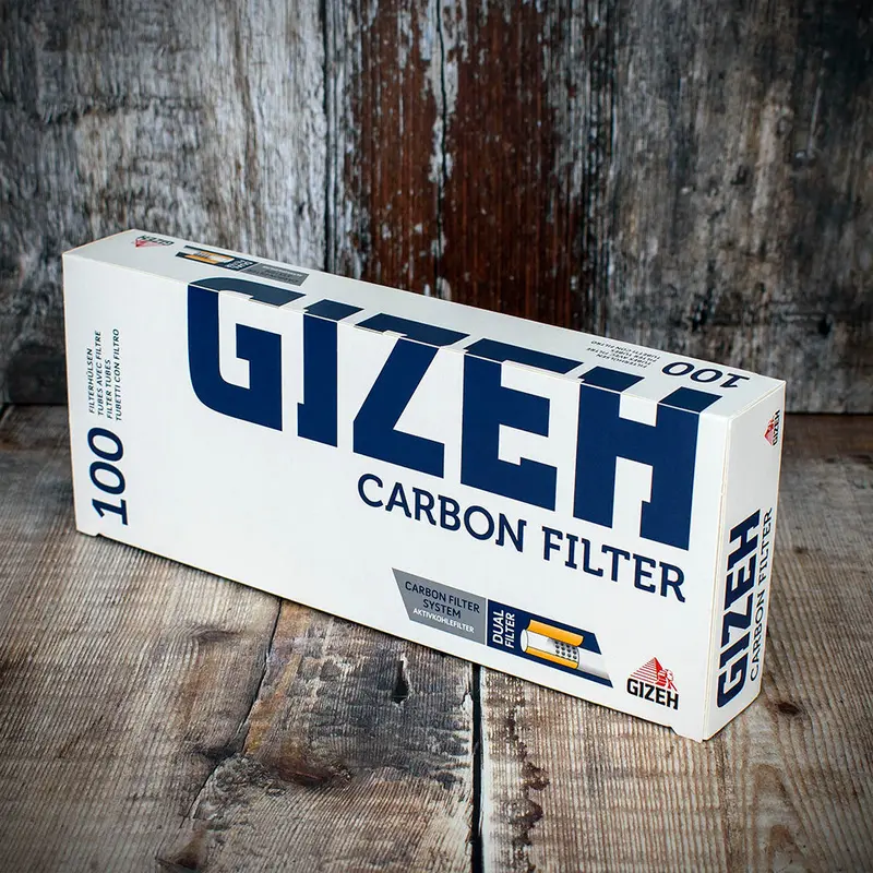Gizeh Cigarette Tubes Carbon Filter 100 Pack 1