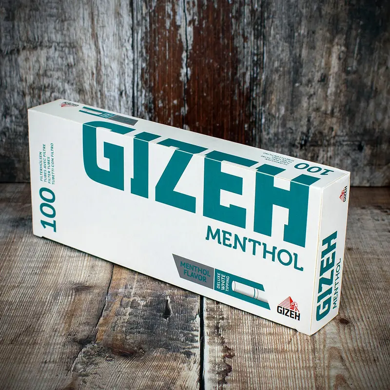 Gizeh Cigarette Tubes Menthol 100 Pack 1