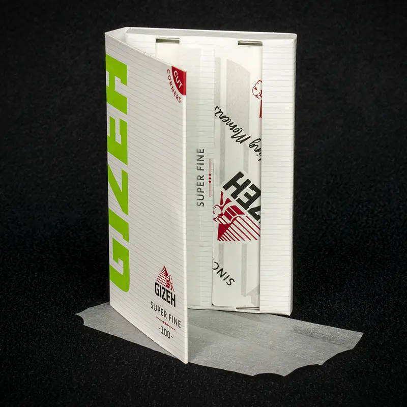 Gizeh Super Fine 100 Rolling Papers (Green) 2