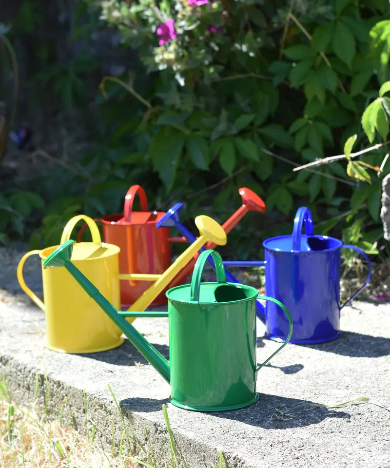 Glückskäfer 1L Metal Watering Can - Blue 2