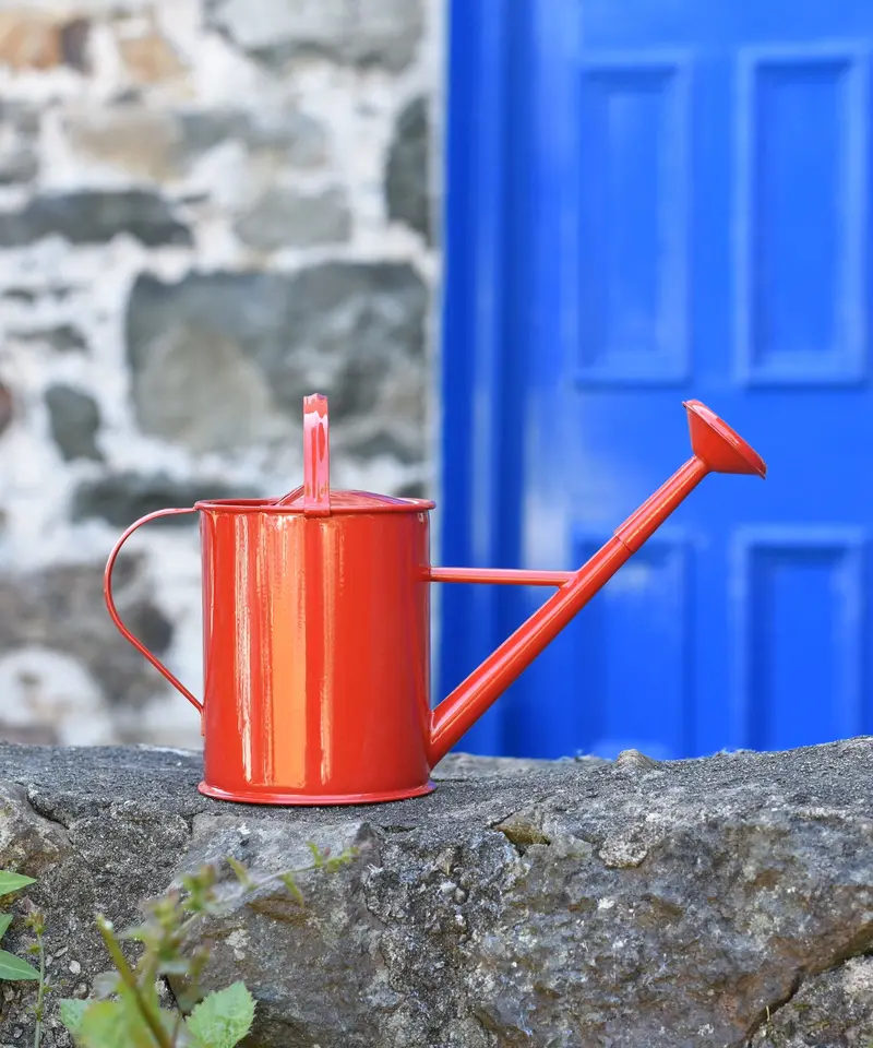 Glückskäfer 1L Metal Watering Can - Red 2