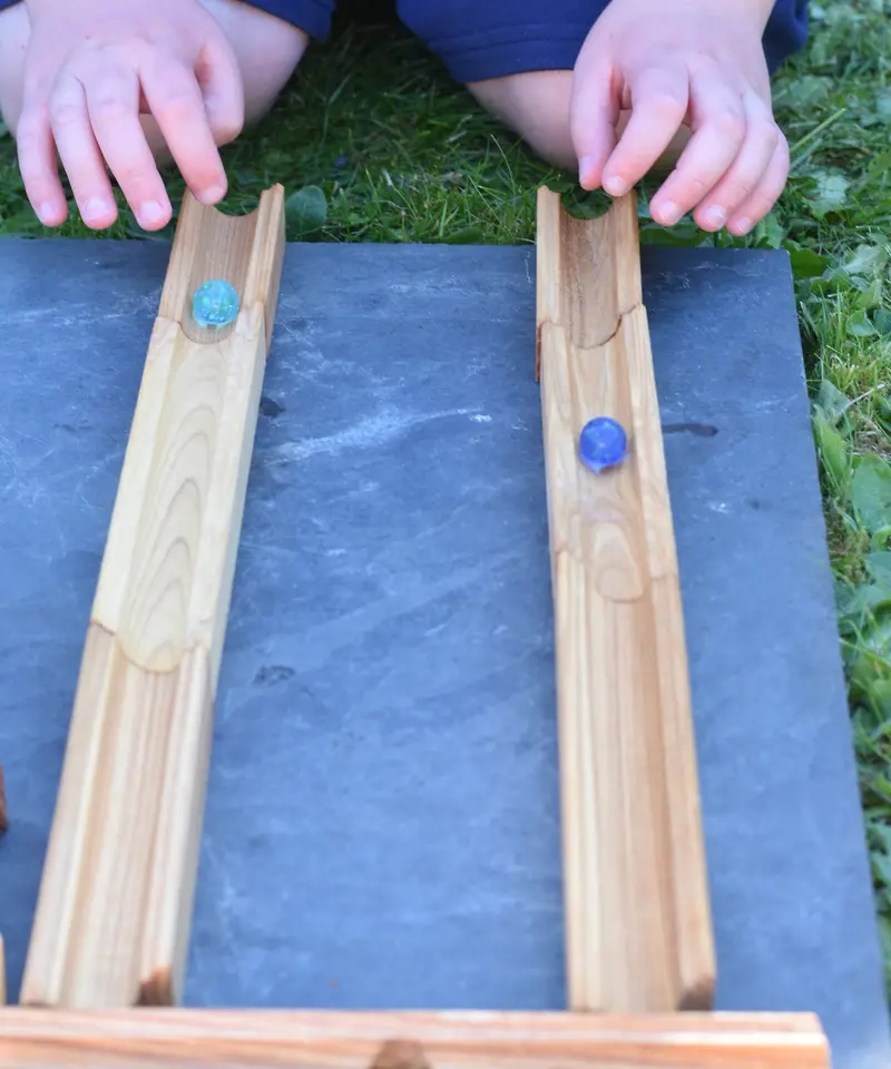 Glückskäfer 23 Piece Wooden Marble Track 1
