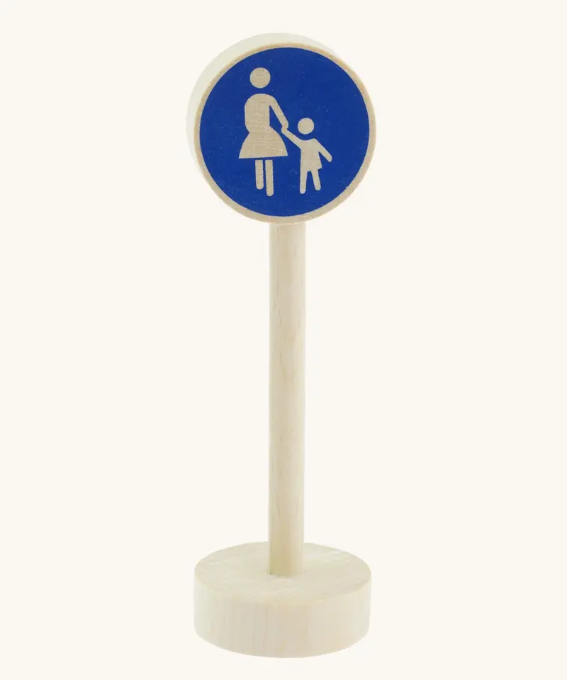 Glückskäfer Miniature Pedestrian Traffic Sign 1