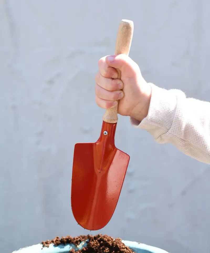 Glückskäfer Round Metal Shovel - Red 1