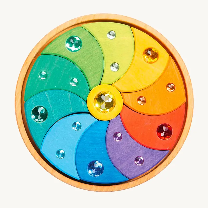 Glückskäfer Sparkling Swirl Wooden Spinning Toy 1