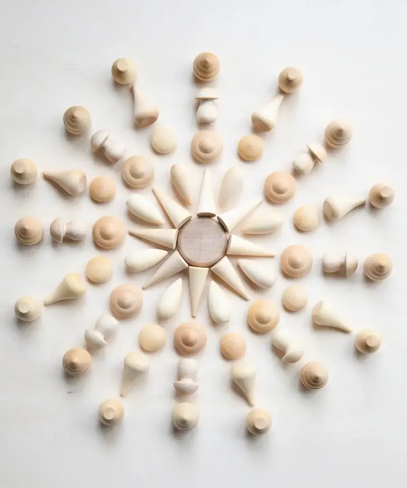 Grapat 120X Natural Mandala Pieces 2
