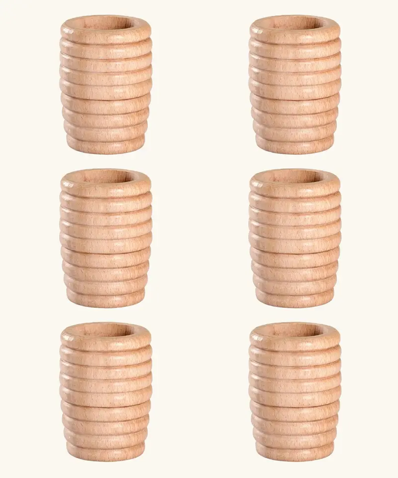 Grapat 6 Natural Honeycomb Cups 1
