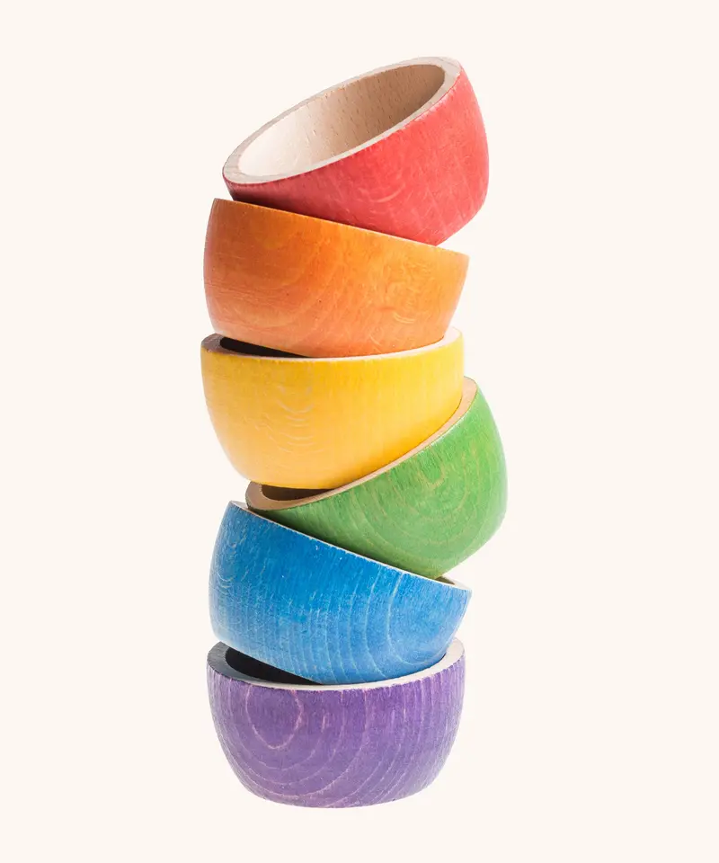 Grapat 6 Rainbow Sorting Bowls 1