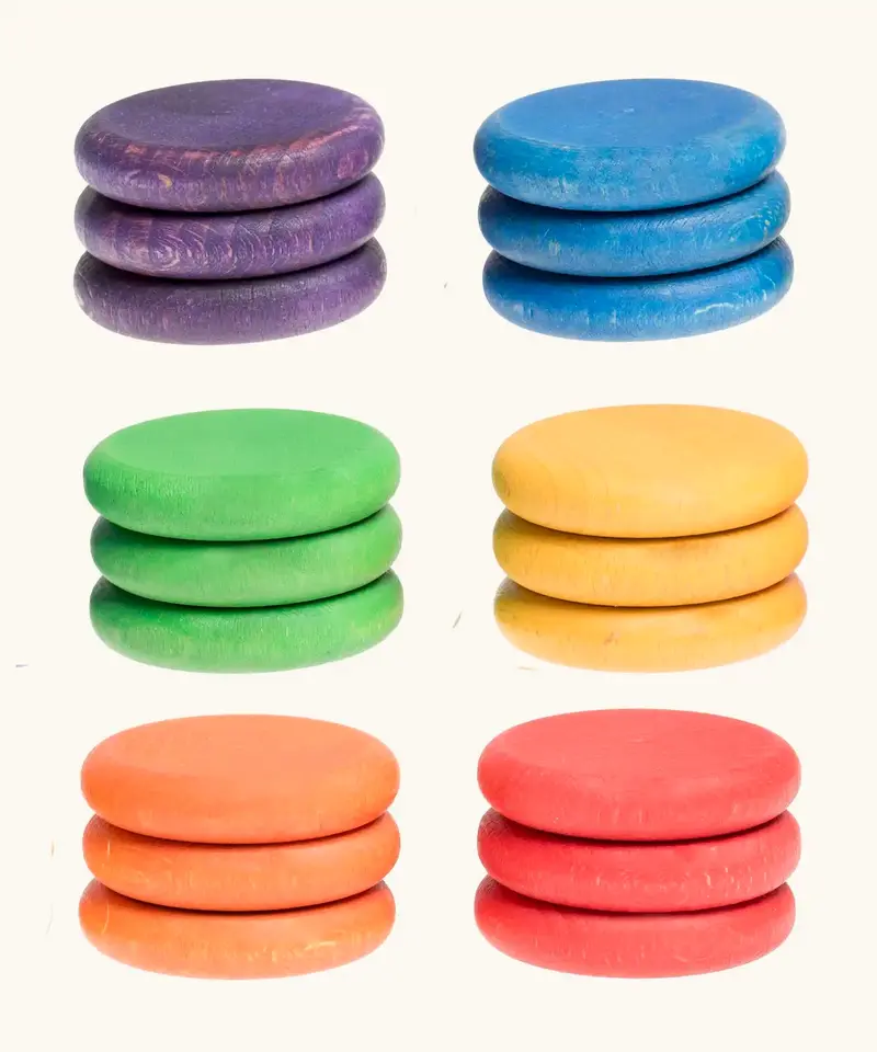Grapat Rainbow Coins 6 Colours 1