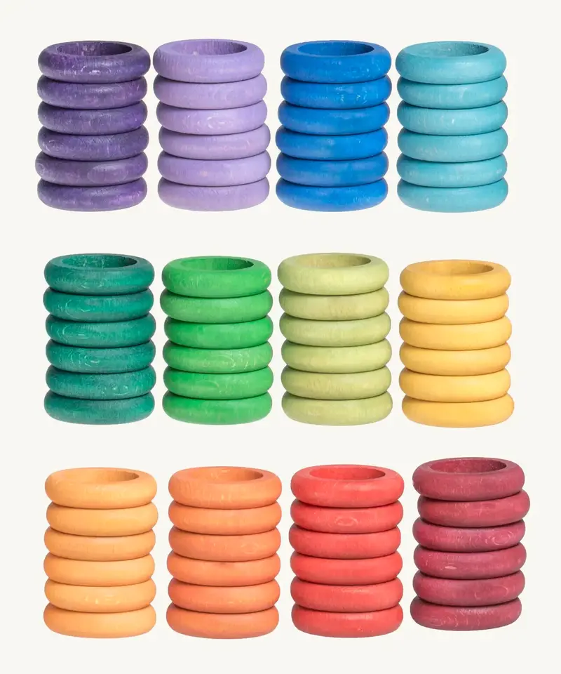 Grapat Rainbow Rings 12 Colours 1