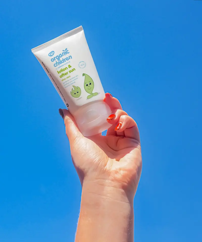 Green People Children's Aloe Vera Aftersun Lotion 150Ml 2