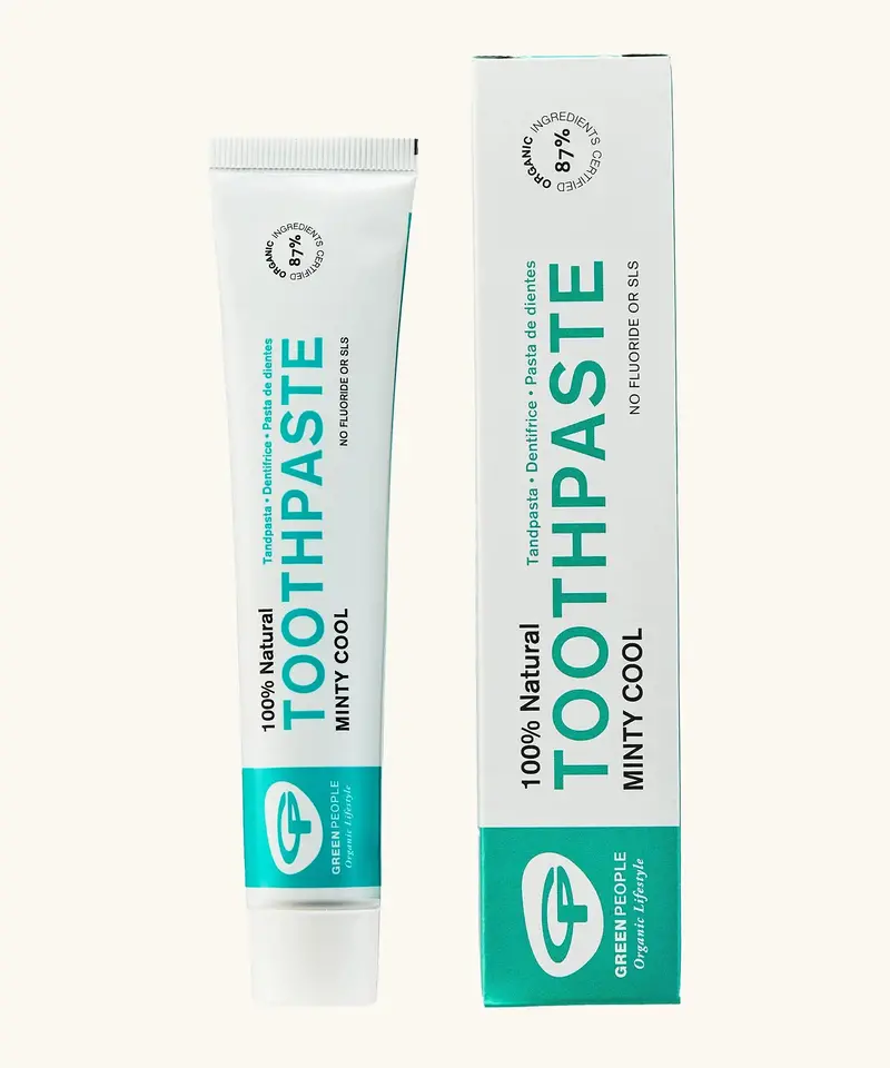 Green People Minty Cool Toothpaste - Fluoride-Free 1