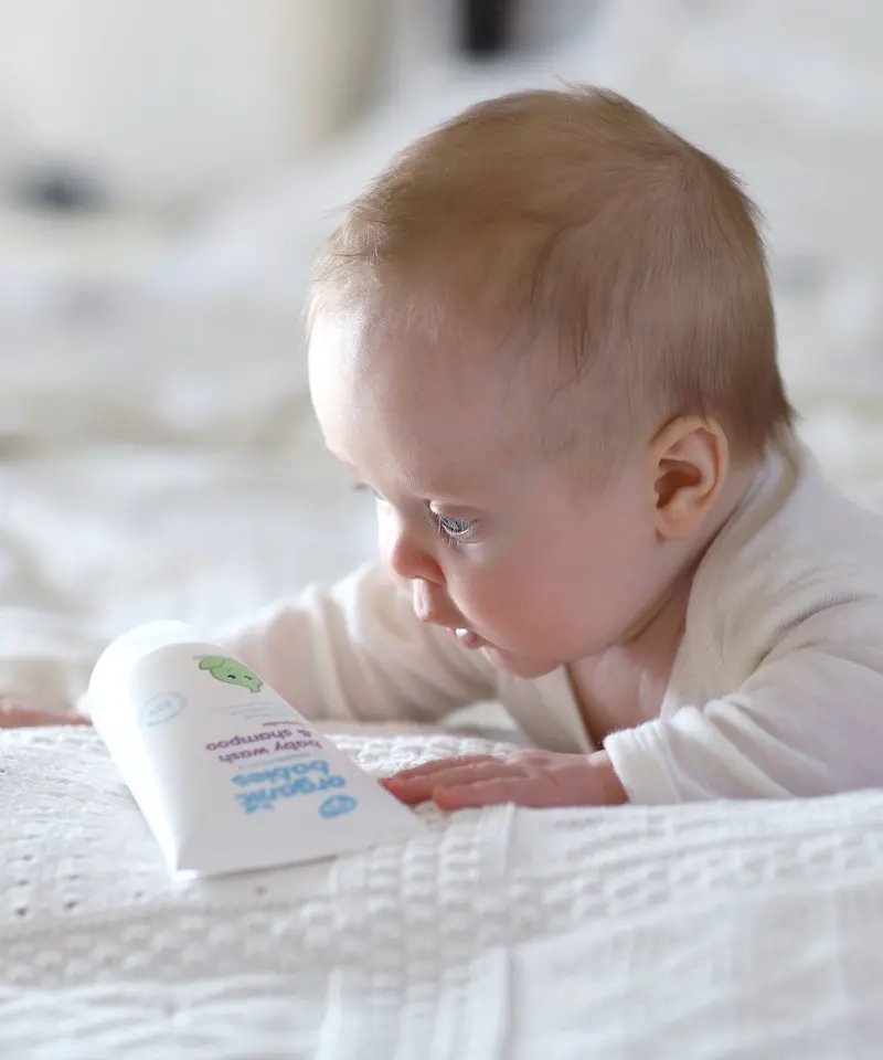 Green People Organic Babies Baby Bath Gift Set - Lavender 2